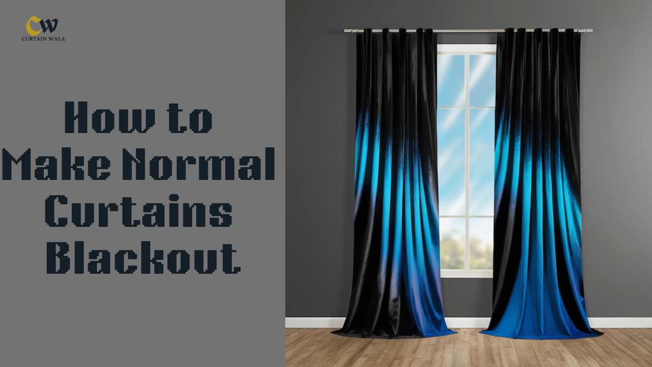 blackout curtains